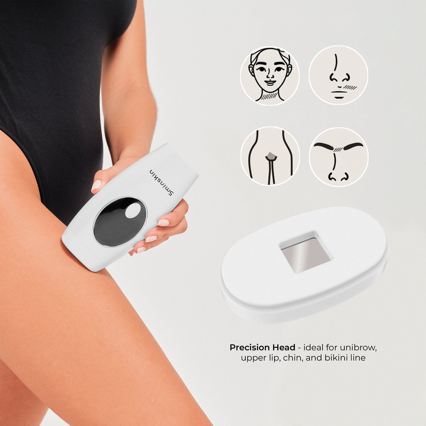 5MINSKIN AT-HOME LASER HAIR REMOVAL HANDSET - 53% OFF BLACK FRIDAY  SALE + 4 FREE GIFTS (WORTH $150)