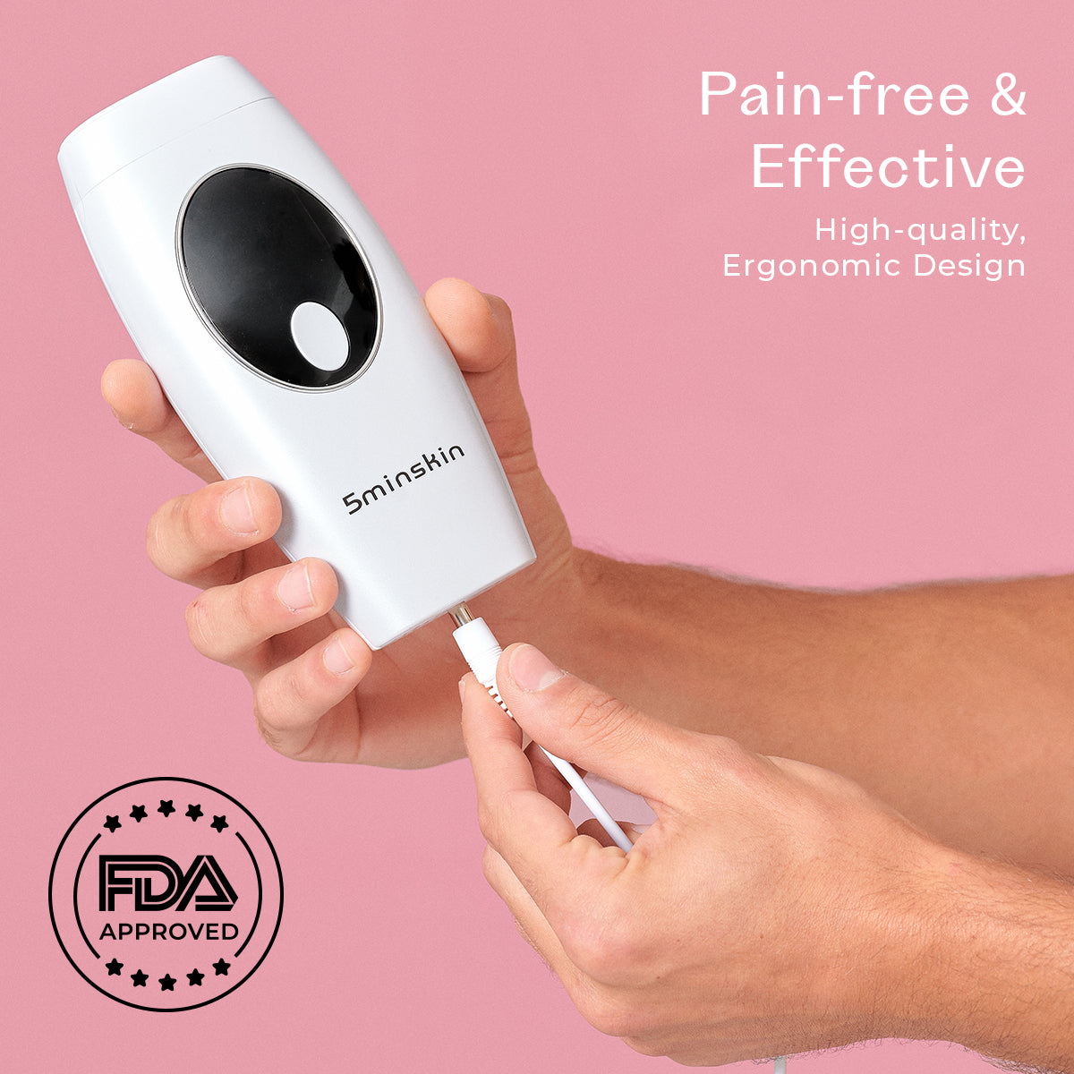 5MINSKIN AT-HOME LASER HAIR REMOVAL HANDSET - 50% OFF BLACK FRIDAY SALE