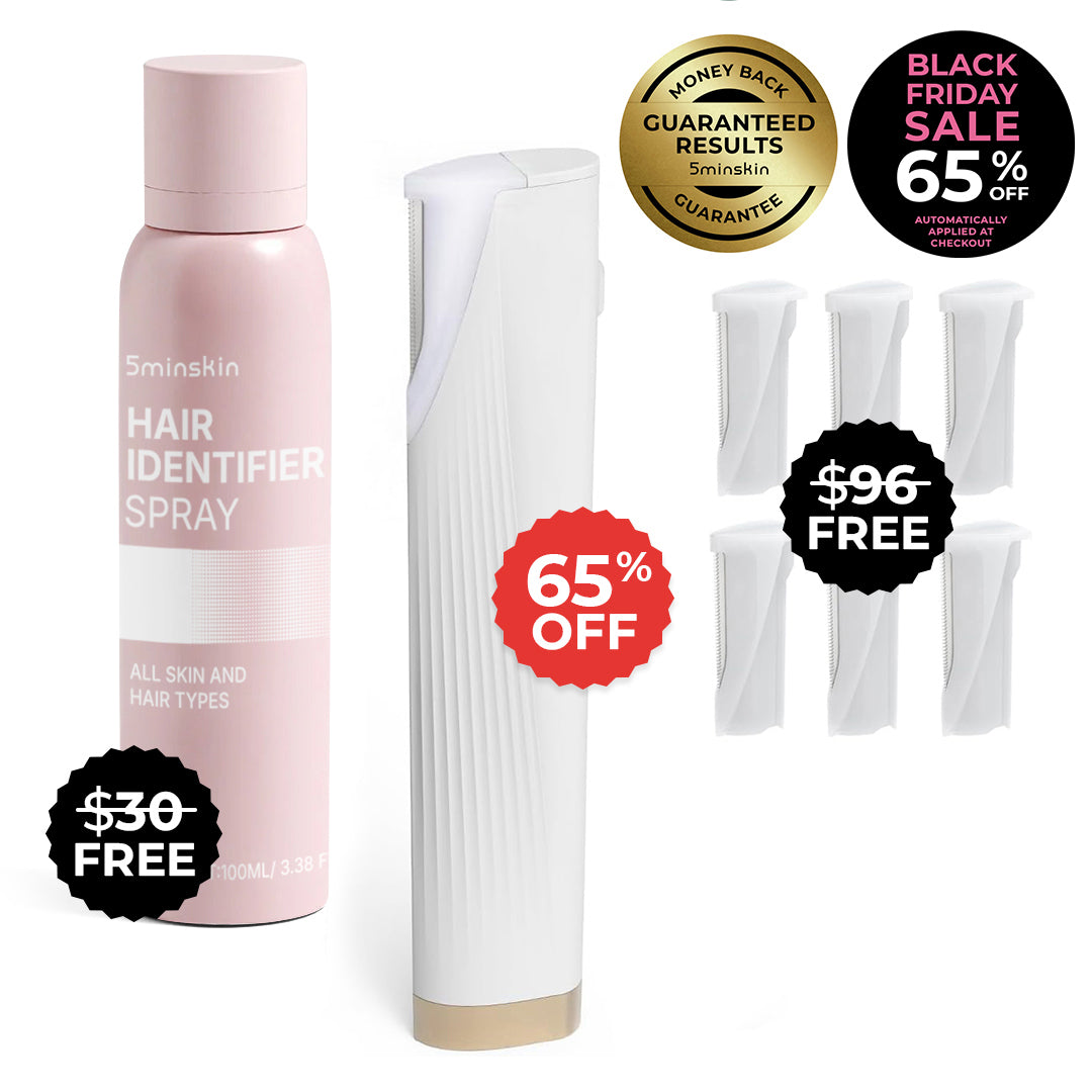 5MINSKIN ELECTRIC DERMAPLANING TOOL - 65% OFF BLACK FRIDAY SALE + 2 FREE GIFTS (WORTH $126)