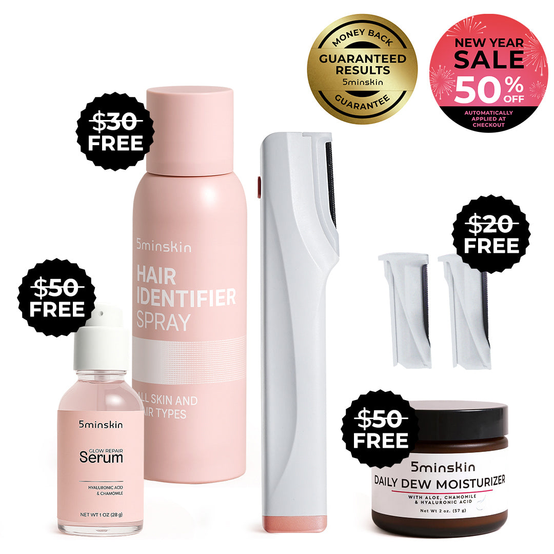 5MINSKIN ELECTRIC DERMAPLANING TOOL - 50% OFF NEW YEAR  SALE + 3 FREE GIFTS (WORTH $176)