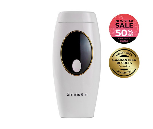 5MINSKIN AT-HOME LASER HAIR REMOVAL HANDSET - 50% OFF NEW YEAR SALE