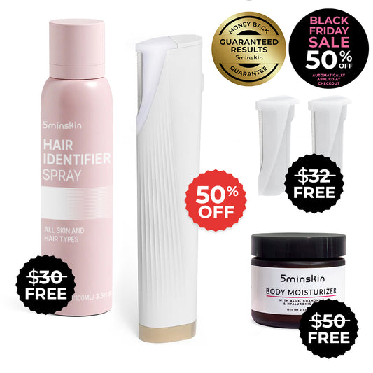 5MINSKIN ELECTRIC DERMAPLANING TOOL - 50% OFF BLACK FRIDAY  SALE + 4 FREE GIFTS (WORTH $150)