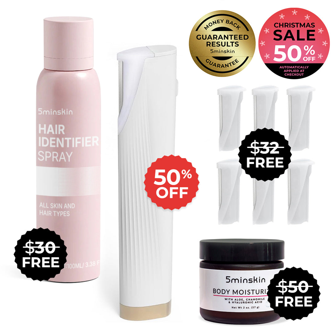 5MINSKIN ELECTRIC DERMAPLANING TOOL - 50% OFF CYBER MONDAY  SALE + 4 FREE GIFTS (WORTH $150)